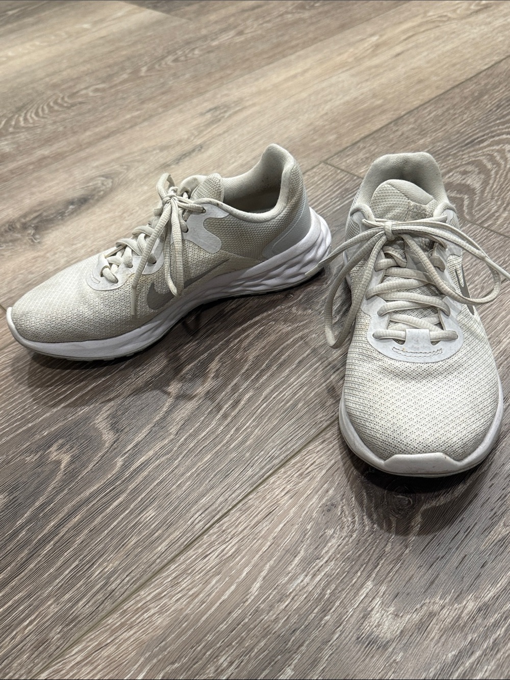 Nike White Low-Top Sneakers